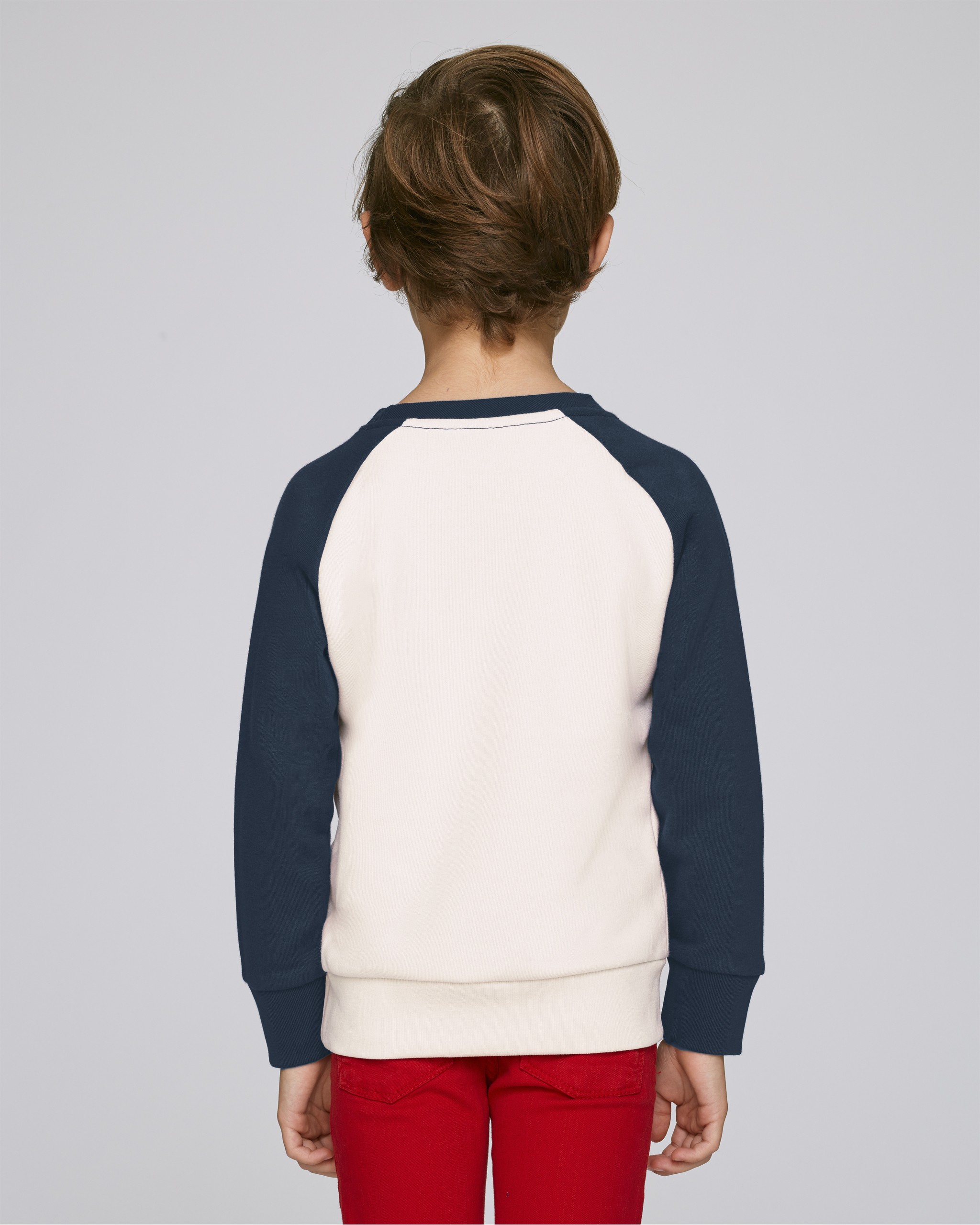 Sweat-shirt coton bio à col rond enfant -
