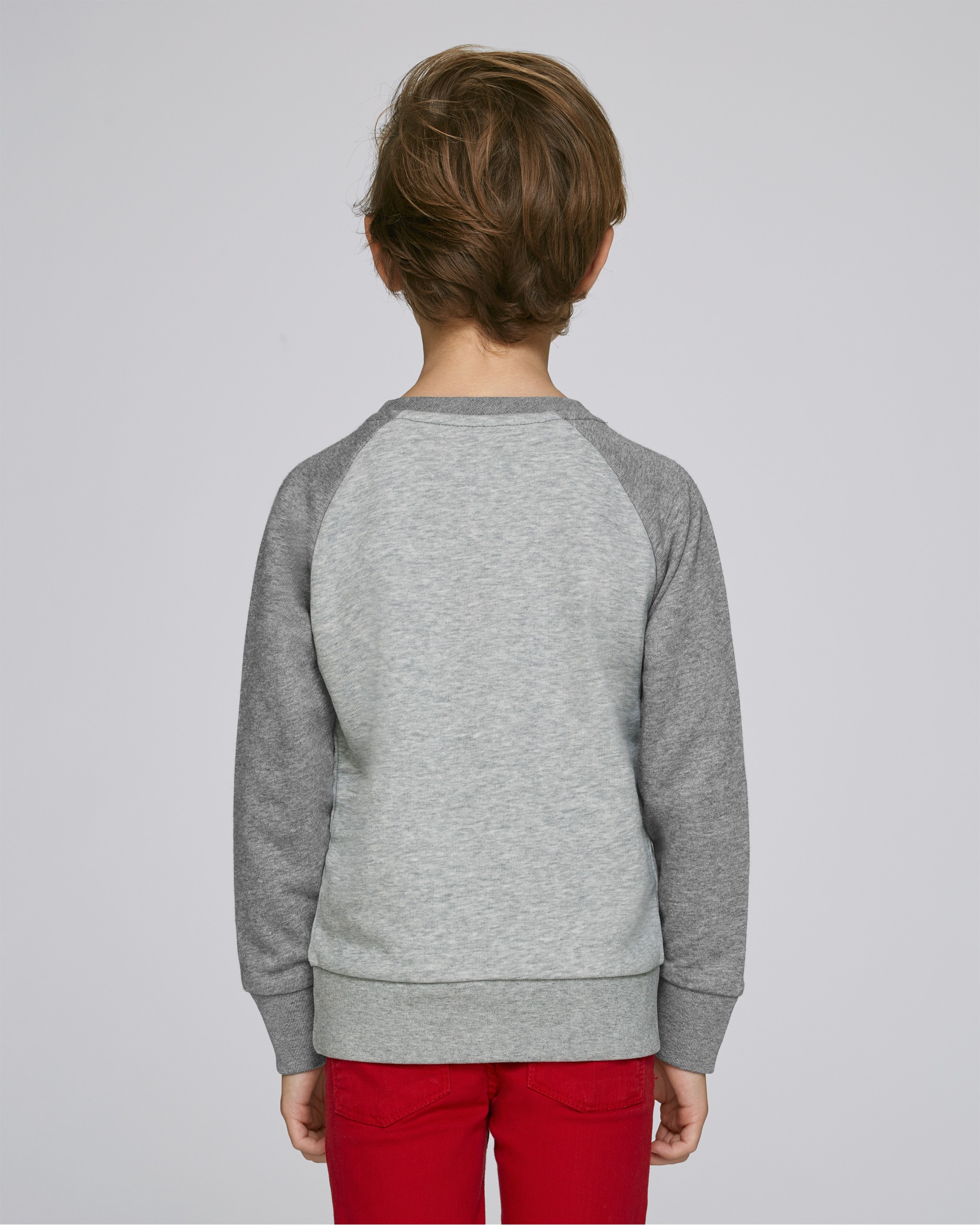 Sweat-shirt coton bio à col rond enfant -
