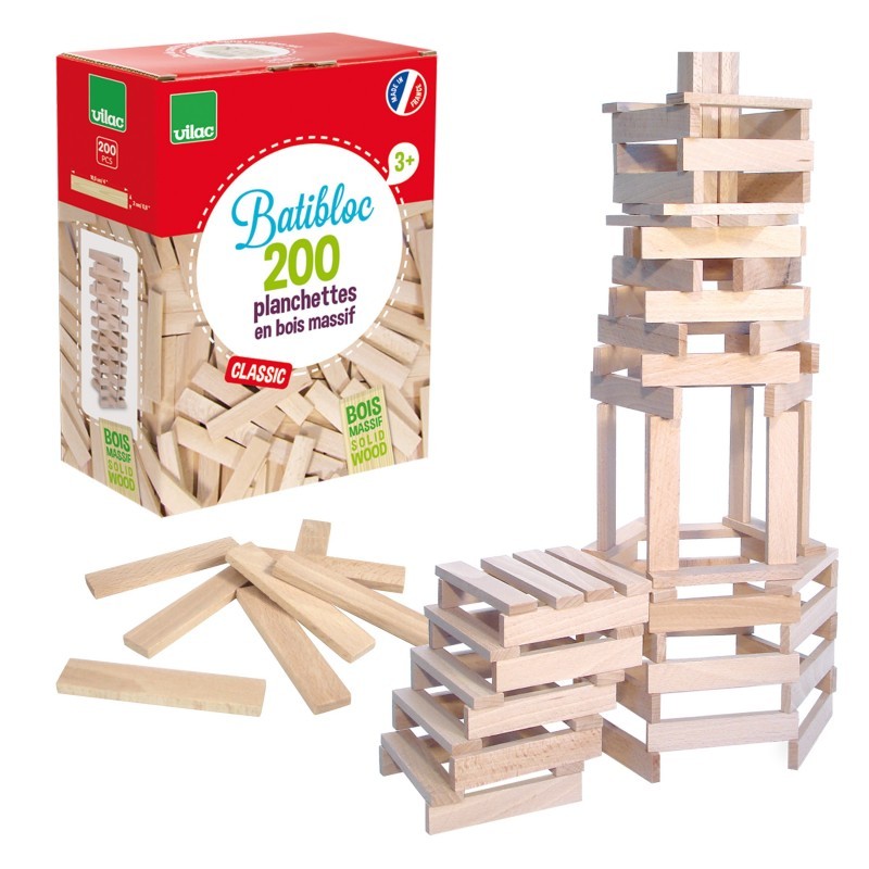 Petit batisseur naturel 200 pcs - Vilac