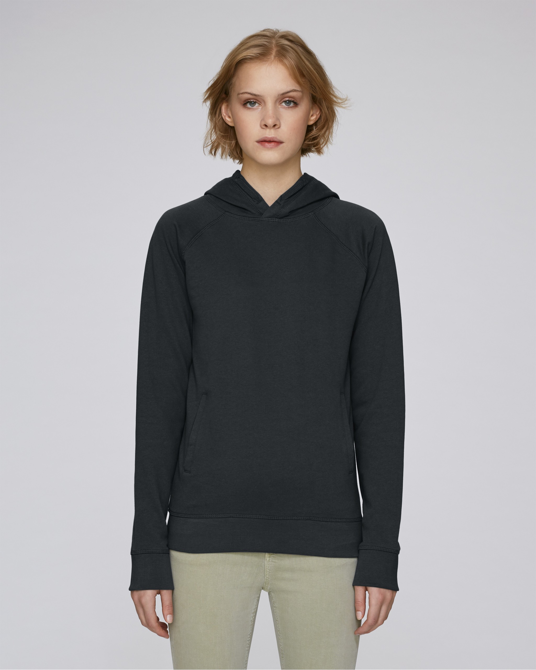 Sweat à capuche et poches en coton bio -