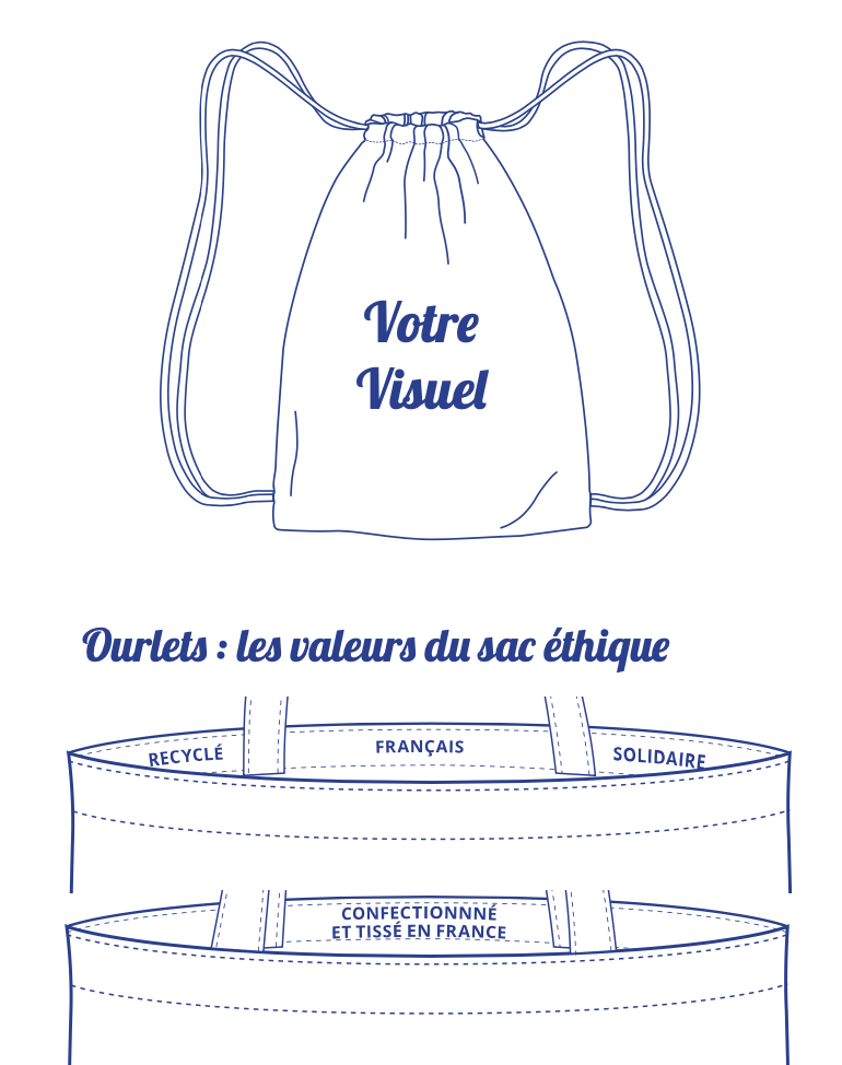 Gym Bag Recyclé fabriqué en France - 5