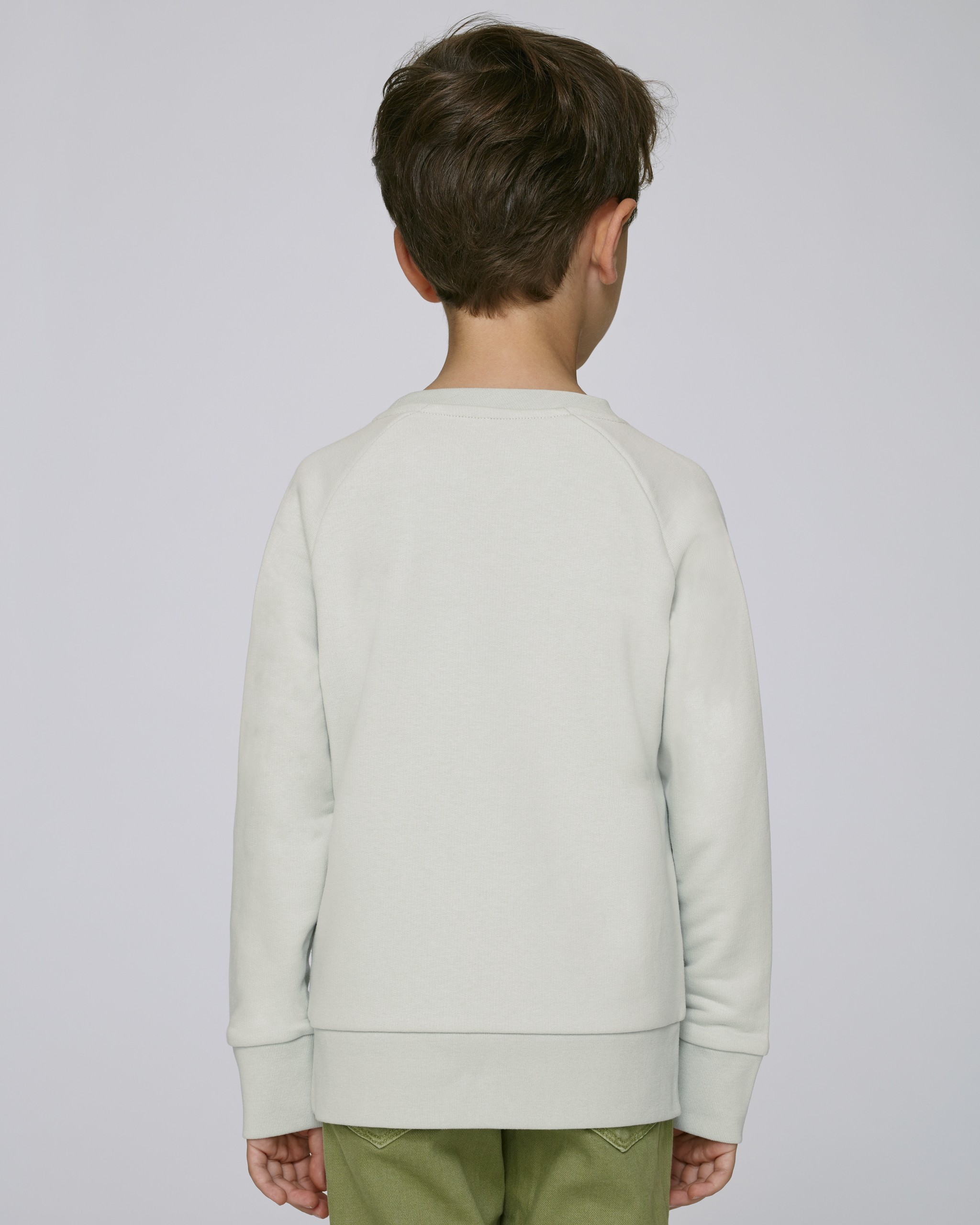 Sweat-shirt coton bio col rond enfant -