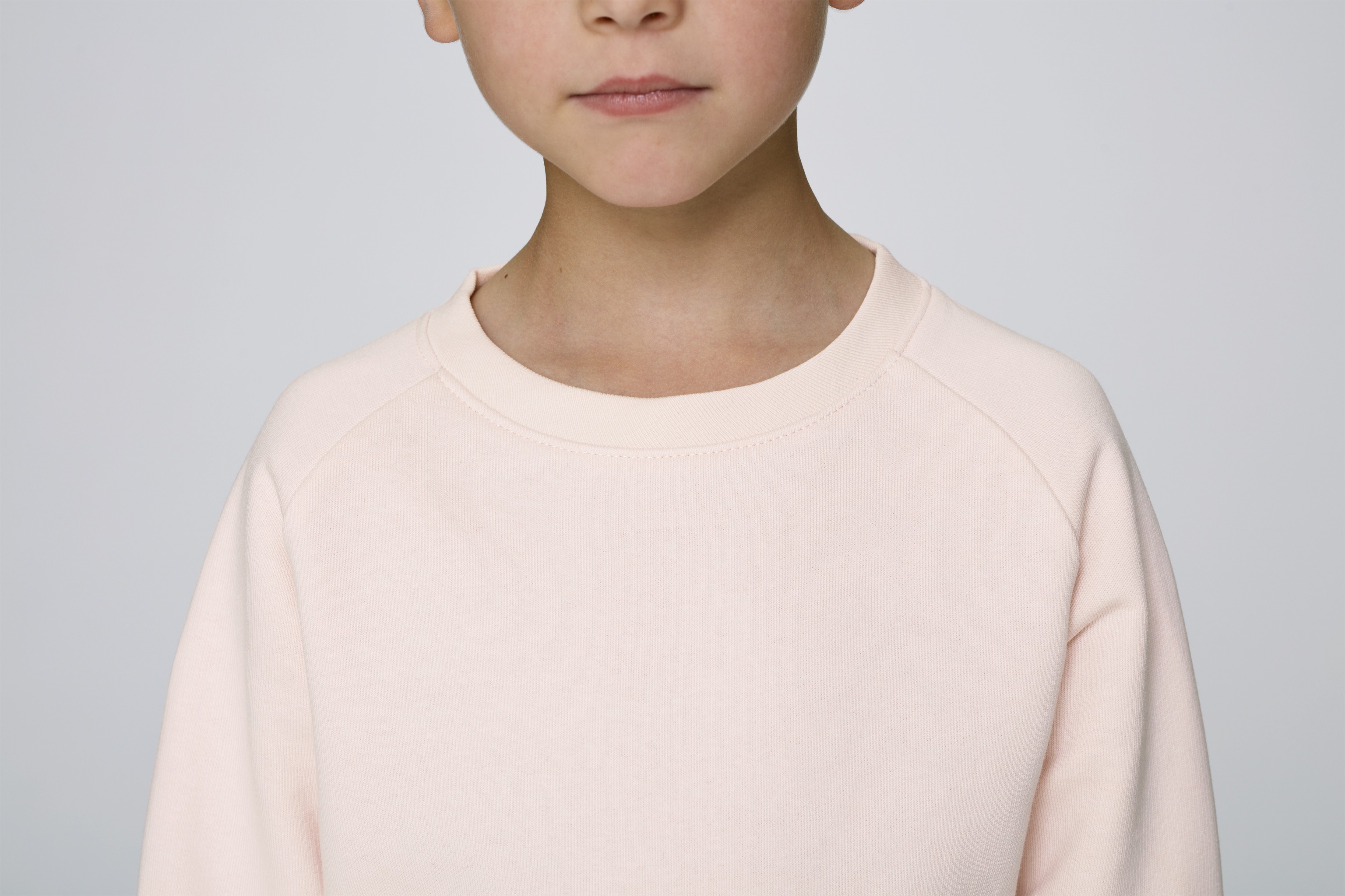 Sweat-shirt coton bio col rond enfant -