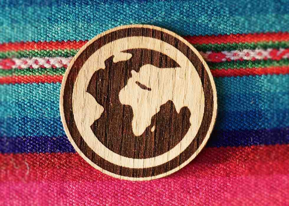 Sticker en bois solidaire - 3