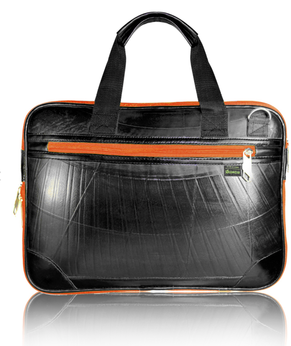 Sacoche d'ordinateur en pneu recyclé