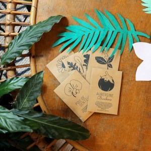 Sachets de graines bio personnalisés