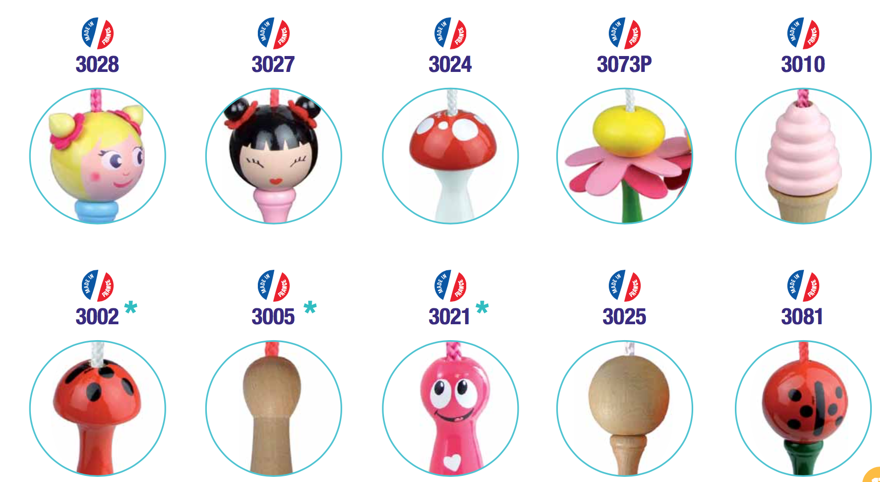 Corde à sauter Bois certifié Naturel - 4