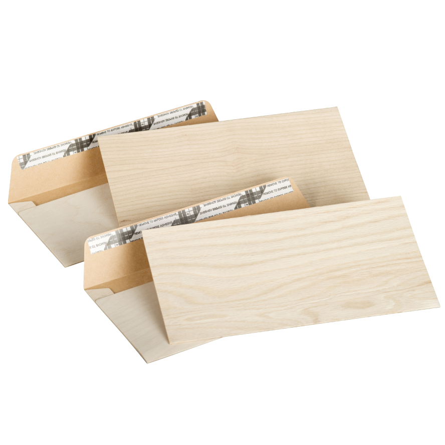 Carte de voeux bois - Made in France - 11