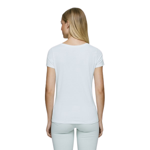 T-shirt 100% coton bio col danseuse - 8
