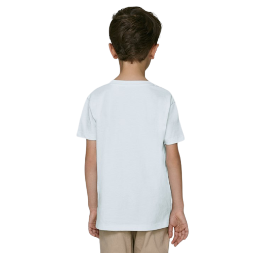 T-shirt garçon coton bio à col rond -