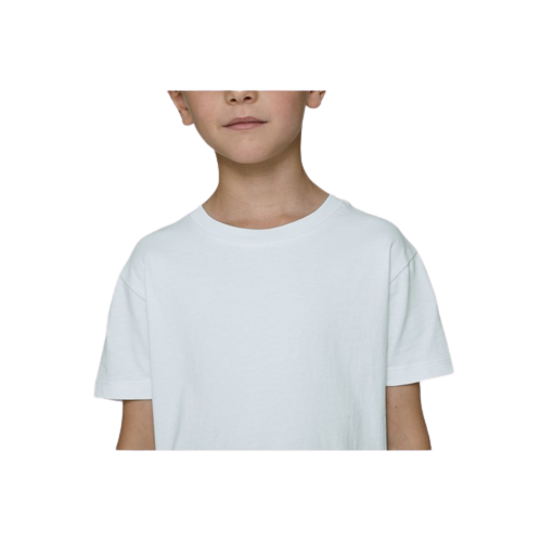 T-shirt garçon coton bio à col rond -