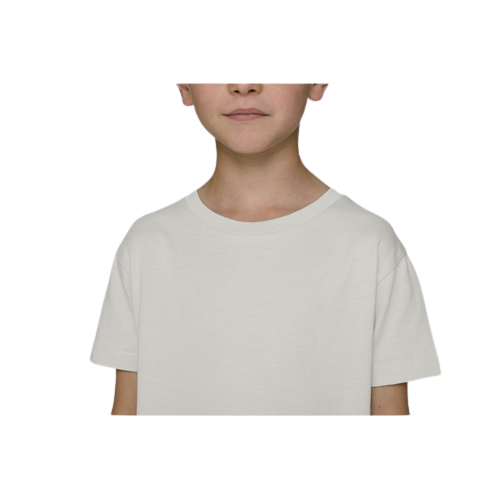 T-shirt garçon coton bio à col rond -