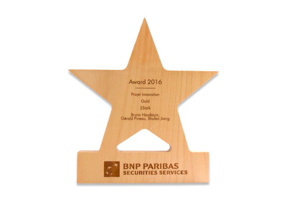 Trophée en bois made in France - 2