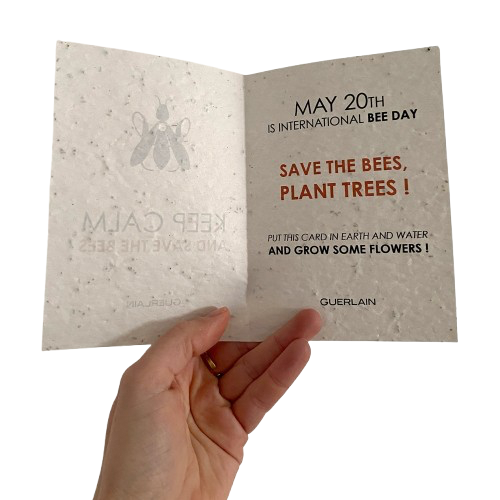 Carte en papier ensemencé 2 volets à planter - 2