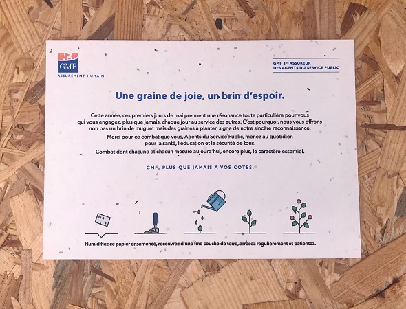 Flyer ensemencé à planter - format A5 - 3