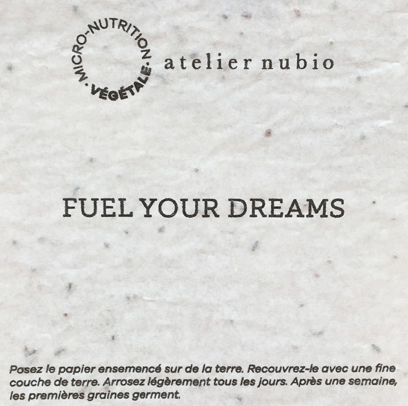 Carte en papier ensemencé à planter - format carré - 3