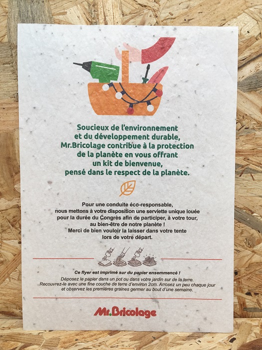 Flyer ensemencé à planter - format A6 - 4