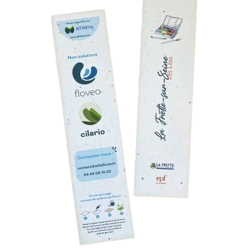 Marque page ensemencé personnalisable - 2