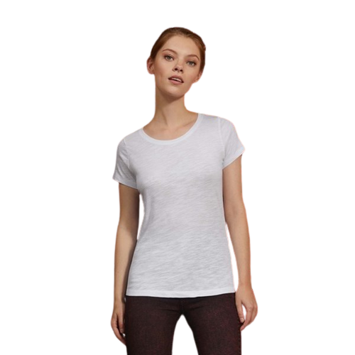 T-shirt femme 100% coton bio - SLUB
