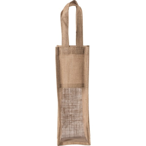 Sac porte bouteille en jute -