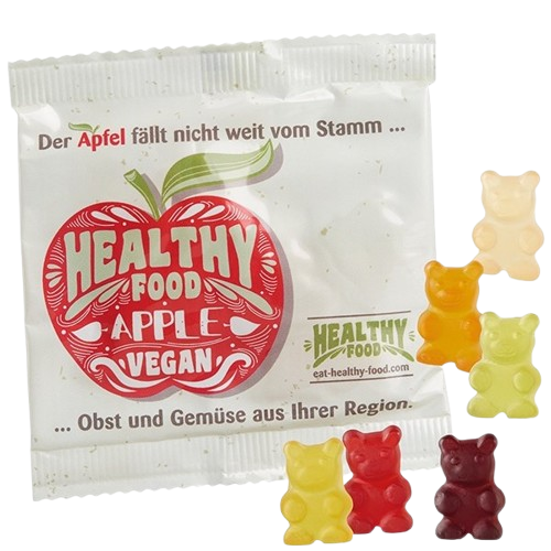 Nounours XXL vegan bio, en sachet compostable