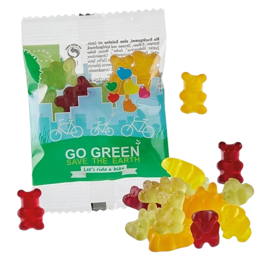 Oursons bio vegan sachet compostable