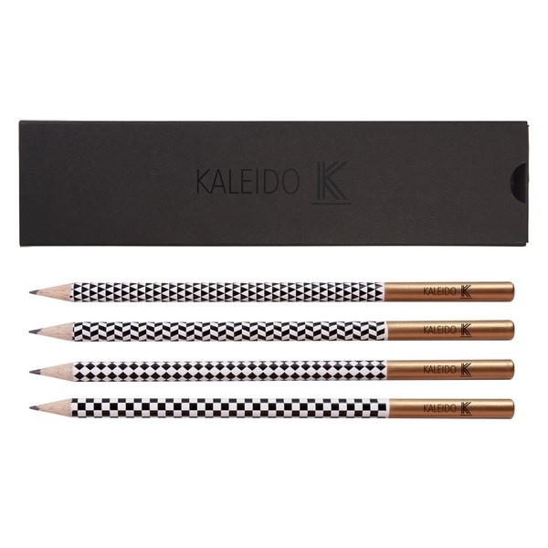 Étui personnalisable, crayons graphite - mosaïque