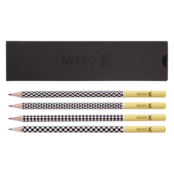 Étui personnalisable, crayons graphite - mosaïque