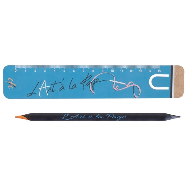 Kit bureau Prestige black bicolore HB fluo orange