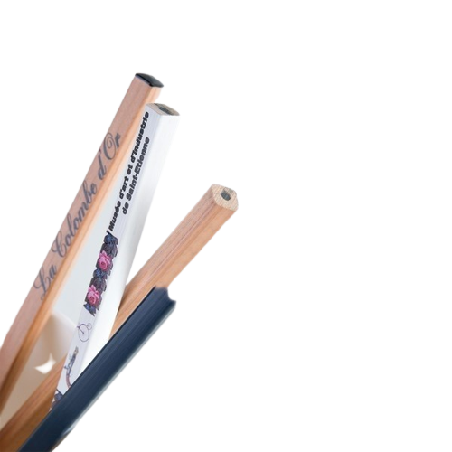 Crayon Prestige naturel carré 17,6 cm sans vernis