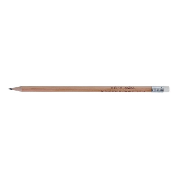 Crayon prestige naturel rond 17,6 cm sans vernis