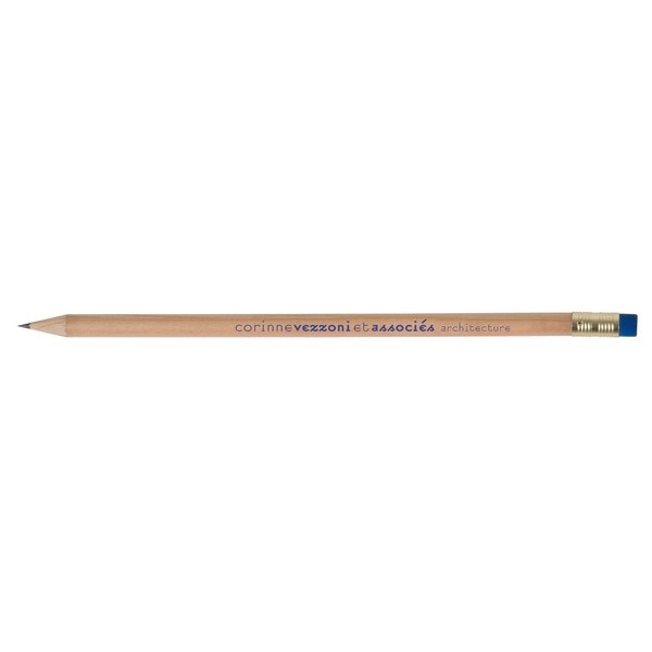 Crayon prestige naturel rond 17,6 cm sans vernis