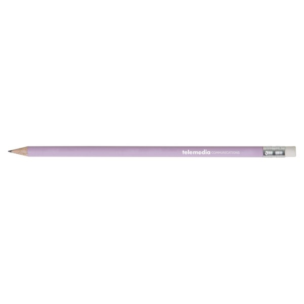 Crayon Eco rond 17,6 cm pantone tête avec Gomme