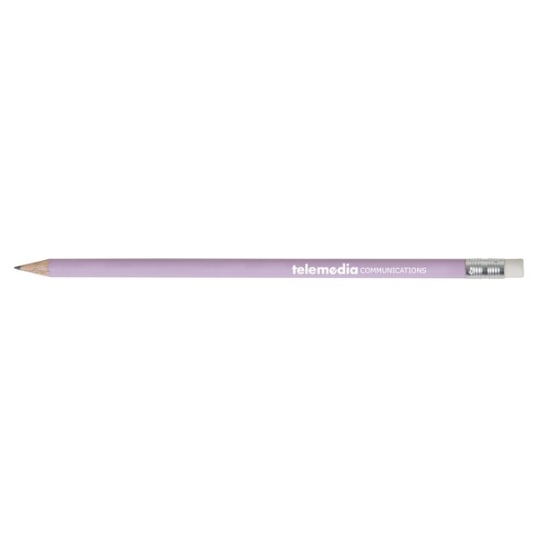 Crayon Eco rond 17,6 cm pantone tête avec Gomme