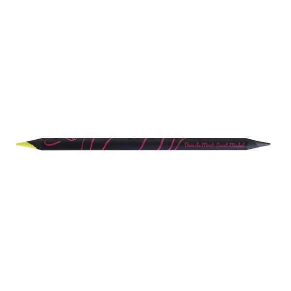Crayon bicolore Prestige Black HB/fluo 17,6 cm