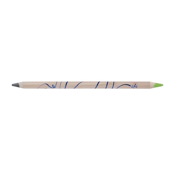 Crayon bicolore Prestige HB fluo 17,6 cm vert