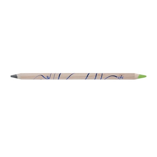 Crayon bicolore Prestige HB fluo 17,6 cm vert