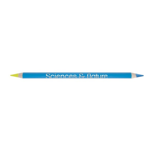Crayon bicolore Prestige pantone fluo 17,6 cm