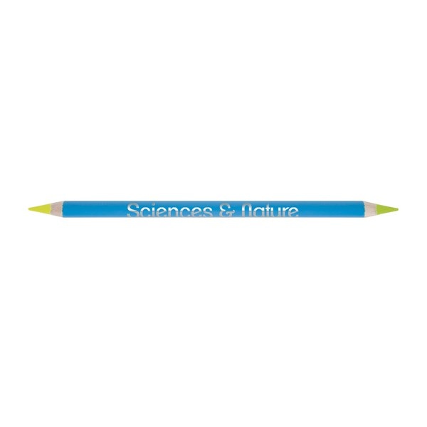 Crayon bicolore Prestige pantone fluo 17,6 cm