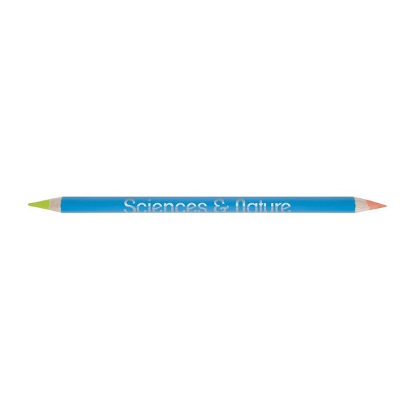Crayon bicolore Prestige pantone fluo 17,6 cm