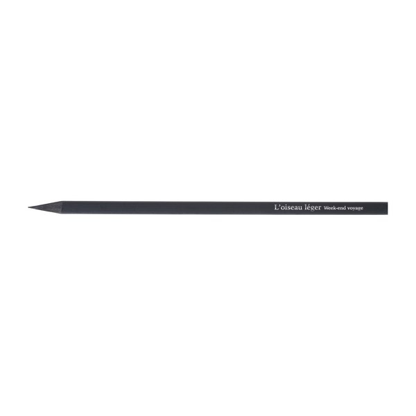 Crayon bois teinté carré 17,6 cm tête coupée