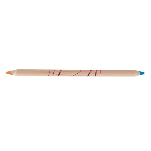 Crayon bicolore Prestige fluo 17,6 cm orange