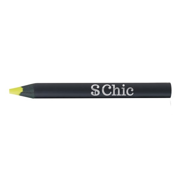 Crayon surligneur bois teinté black - 8,7 cm