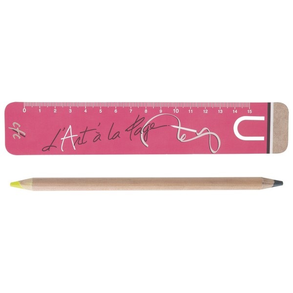 Kit bureau Prestige naturel bicolore HB fluo