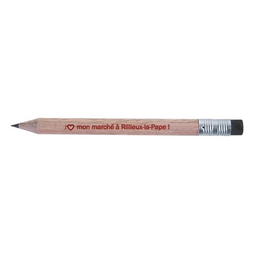 Crayon Eco rond 8,7 sans vernis tête coupée
