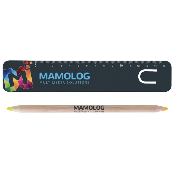 Kit bureau Prestige naturel bicolore fluo