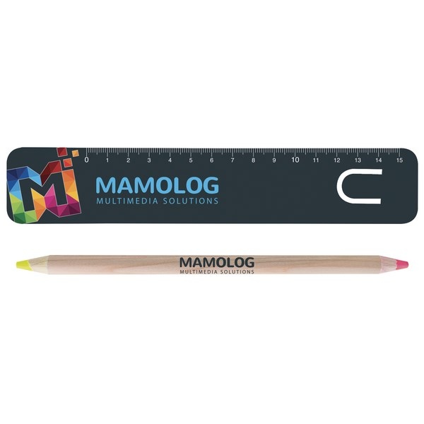 Kit bureau Prestige naturel bicolore fluo