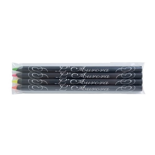 Sachet 4 crayons surligneur Black 17,6 cm