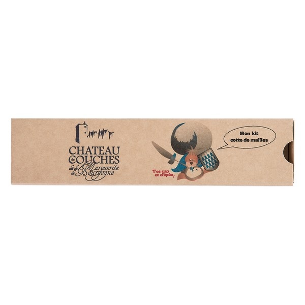 Étui individuel-fourreau kraft  4 crayons