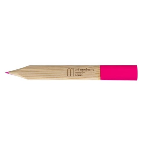 Crayon fluo rose surligneur gravure laser